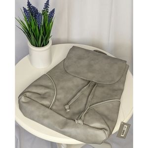 NWT - ULTA Gray Backpack with Exposed Zipper